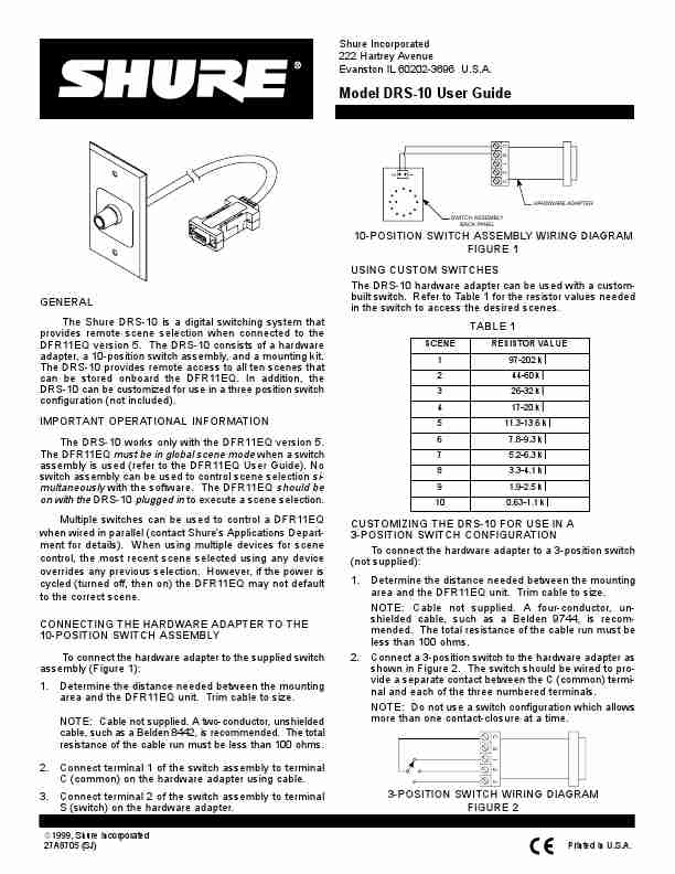 Shure Switch DRS-10-page_pdf